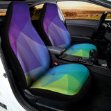 Colorful Polygonal Geometric Print Universal Fit Car Seat Covers 102422