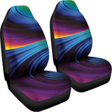 Colorful Psychedelic Print Universal Fit Car Seat Covers 102422
