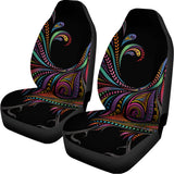 Colorful Rooster Print Universal Fit Car Seat Covers 102422