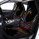 Colorful Rooster Print Universal Fit Car Seat Covers 102422
