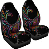 Colorful Rooster Print Universal Fit Car Seat Covers 102422
