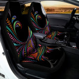 Colorful Rooster Print Universal Fit Car Seat Covers 102422