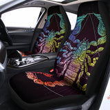 Colorful Scorpio Sign Print Universal Fit Car Seat Covers 102422