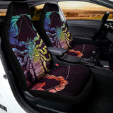 Colorful Scorpio Sign Print Universal Fit Car Seat Covers 102422