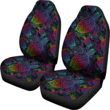 Colorful Sea Turtle Pattern Print Universal Fit Car Seat Covers 102422