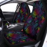 Colorful Sea Turtle Pattern Print Universal Fit Car Seat Covers 102422