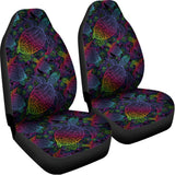Colorful Sea Turtle Pattern Print Universal Fit Car Seat Covers 102422
