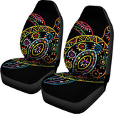 Colorful Sea Turtle Print Universal Fit Car Seat Covers 102422