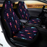Colorful Seahorse Pattern Print Universal Fit Car Seat Covers 102422