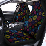 Colorful Seven Chakras Pattern Print Universal Fit Car Seat Covers 102422