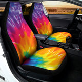 Colorful Spiral Tie Dye Print Universal Fit Car Seat Covers 102422