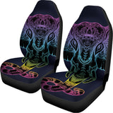 Colorful Spiritual Elephant Print Universal Fit Car Seat Covers 102422