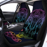 Colorful Spiritual Elephant Print Universal Fit Car Seat Covers 102422