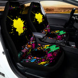 Colorful Splash Yin Yang Print Universal Fit Car Seat Covers 102422