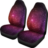 Colorful Stardust Galaxy Space Print Universal Fit Car Seat Covers 102422