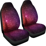 Colorful Stardust Galaxy Space Print Universal Fit Car Seat Covers 102422