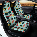 Colorful Sushi And Rolls Pattern Print Universal Fit Car Seat Covers 102422