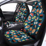 Colorful Sushi Pattern Print Universal Fit Car Seat Covers 102422