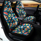 Colorful Sushi Pattern Print Universal Fit Car Seat Covers 102422