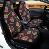 Colorful Swirl Lollipop Pattern Print Universal Fit Car Seat Covers 102422