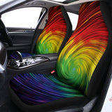 Colorful Swirl Print Universal Fit Car Seat Covers 102422
