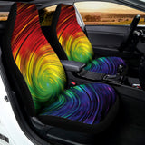 Colorful Swirl Print Universal Fit Car Seat Covers 102422