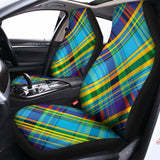 Colorful Tartan Pattern Print Universal Fit Car Seat Covers 102422
