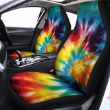 Colorful Tie Dye Print Universal Fit Car Seat Covers 102422