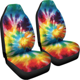 Colorful Tie Dye Print Universal Fit Car Seat Covers 102422