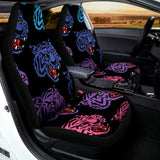 Colorful Tiger Head Pattern Print Universal Fit Car Seat Covers 102422