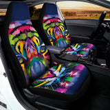Colorful Tiger Portrait Print Universal Fit Car Seat Covers 102422