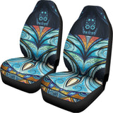 Colorful Tribal Owl Print Universal Fit Car Seat Covers 102422