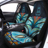 Colorful Tribal Owl Print Universal Fit Car Seat Covers 102422