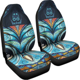 Colorful Tribal Owl Print Universal Fit Car Seat Covers 102422