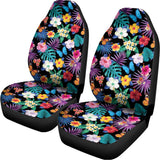 Colorful Tropical Jungle Hawaiian Print Universal Fit Car Seat Covers 102422
