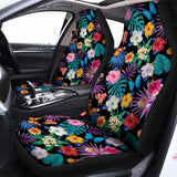 Colorful Tropical Jungle Hawaiian Print Universal Fit Car Seat Covers 102422