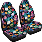 Colorful Tropical Jungle Hawaiian Print Universal Fit Car Seat Covers 102422