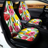 Colorful Tulip Pattern Print Universal Fit Car Seat Covers 102422