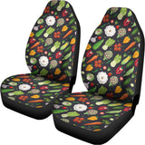 Colorful Vegetable Pattern Print Universal Fit Car Seat Covers 102422