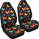 Colorful Watercolor Butterfly Print Universal Fit Car Seat Covers 102422
