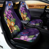 Colorful Watercolor Cattleya Print Universal Fit Car Seat Covers 102422