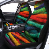 Colorful Yarn Print Universal Fit Car Seat Covers 102422