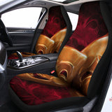Comedy And Tragedy Theater Masks Print Universal Fit Car Seat Covers 102422