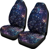 Constellation Galaxy Space Print Universal Fit Car Seat Covers 102422