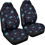 Constellation Zodiac Signs Pattern Print Universal Fit Car Seat Covers 102422