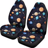 Constellations And Planets Pattern Print Universal Fit Car Seat Covers 102422