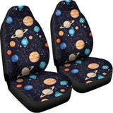 Constellations And Planets Pattern Print Universal Fit Car Seat Covers 102422
