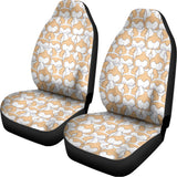 Corgi Butt Pattern Print Universal Fit Car Seat Covers 102422