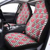 Cotton Candy Striped Pattern Print Universal Fit Car Seat Covers 102422