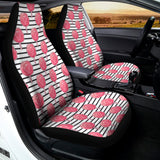 Cotton Candy Striped Pattern Print Universal Fit Car Seat Covers 102422
